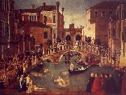 Gentile Bellini The Miracle of the True Cross near the San Lorenzo Sweden oil painting reproduction
